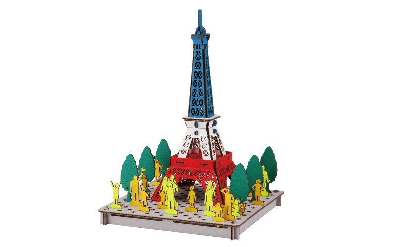 Paris Tower tricolore